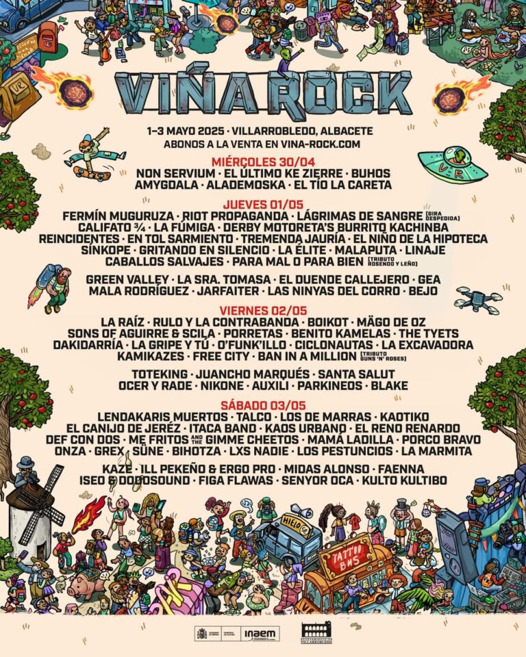 Cartel completo por días para Viña Rock 2025 – Generación Radio